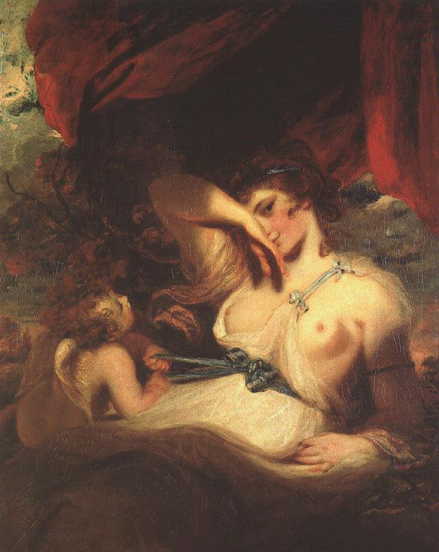 Sir Joshua Reynolds Cupid Unfastens the Belt of Venus oil painting image